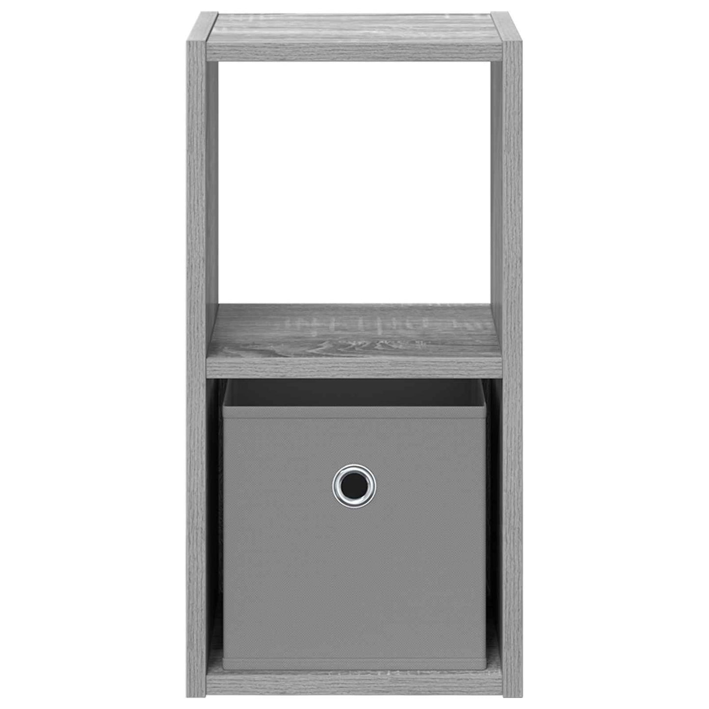 vidaXL Κομοδίνο με συρτάρι 2 pcs Γκρίζο Σονομα 25,5 x 22 x 49,5 εκ