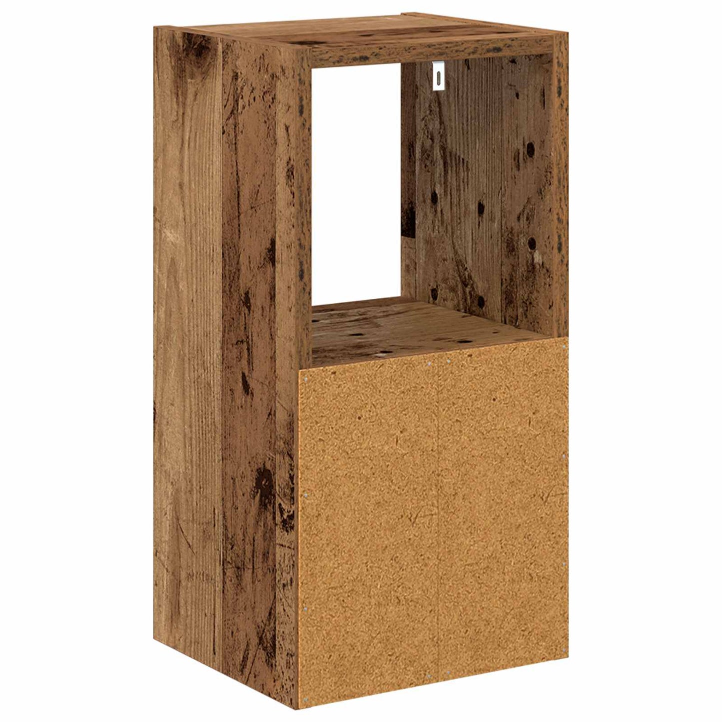 vidaXL Κομοδίνο με συρτάρι 2 pcs Παλιό ξύλο 25,5 x 22 x 49,5 εκ