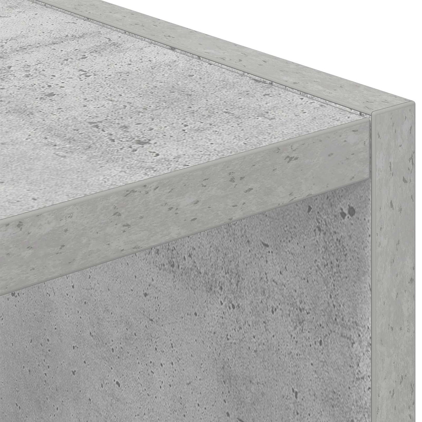vidaXL Κομοδίνο Σκυρόδεμα Γκρι 30,5 x 27 x 59,5 εκ Επεξεργασμένο Ξύλο