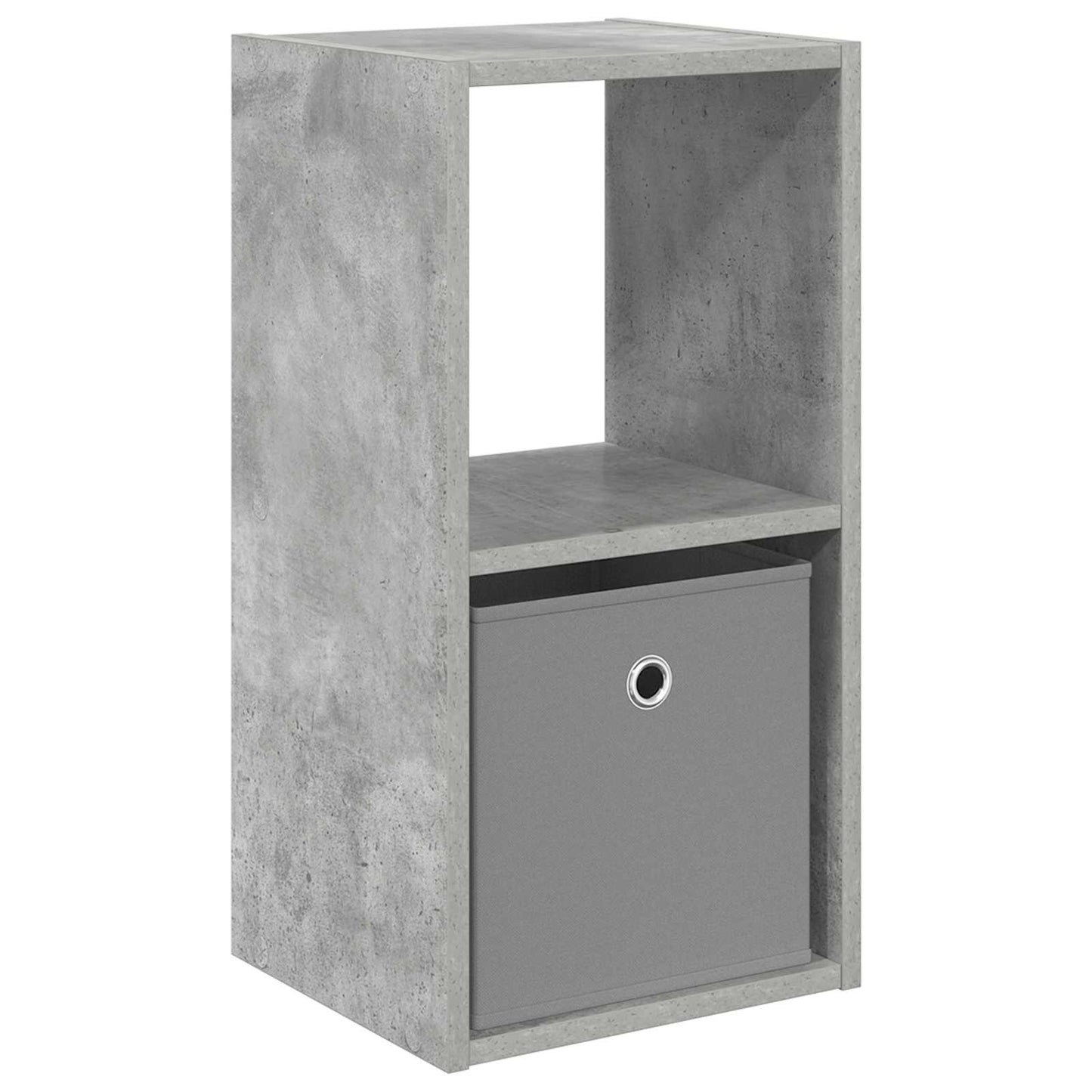 vidaXL Κομοδίνο Σκυρόδεμα Γκρι 30,5 x 27 x 59,5 εκ Επεξεργασμένο Ξύλο