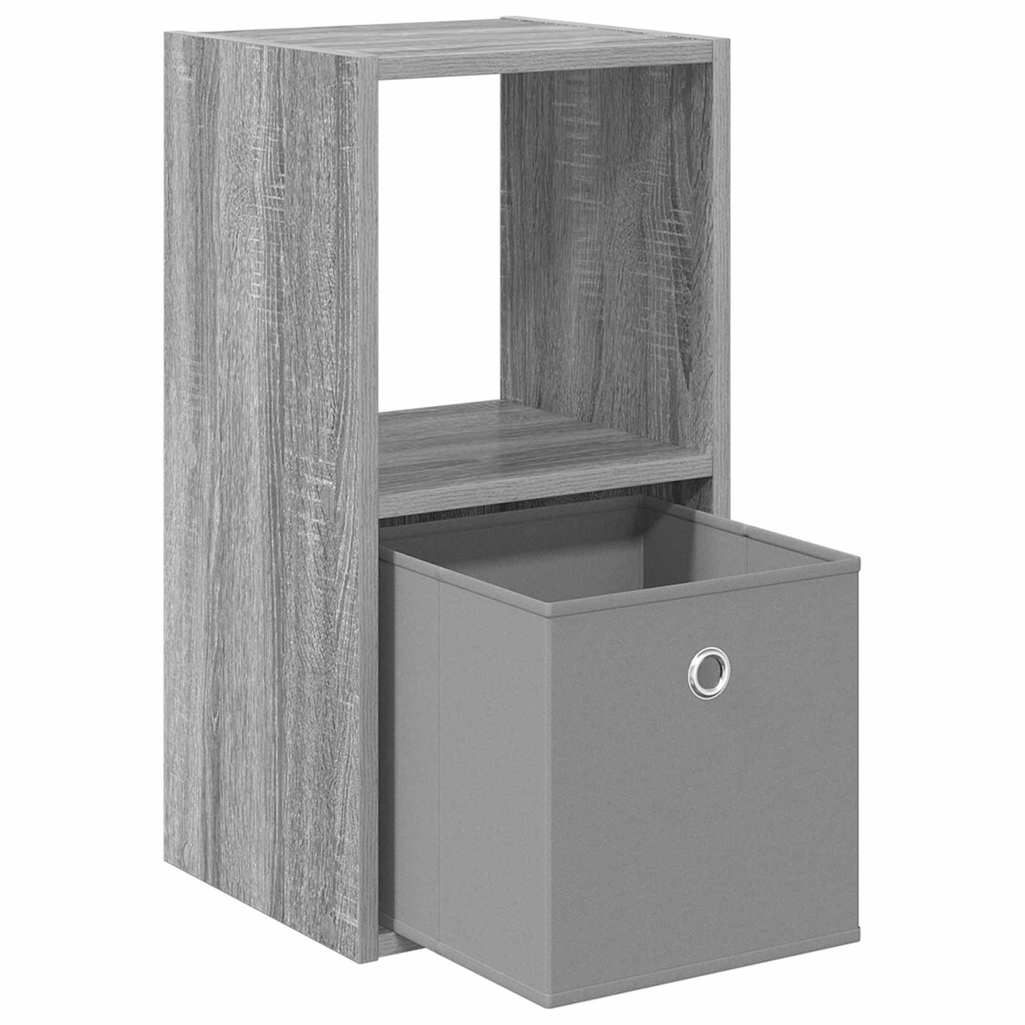 vidaXL Κομοδίνο Γκρι Sonoma 30,5 x 27 x 59,5 εκ Επεξεργασμένο Ξύλο