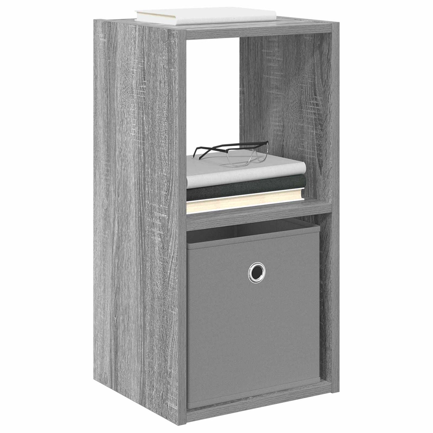 vidaXL Κομοδίνο Γκρι Sonoma 30,5 x 27 x 59,5 εκ Επεξεργασμένο Ξύλο
