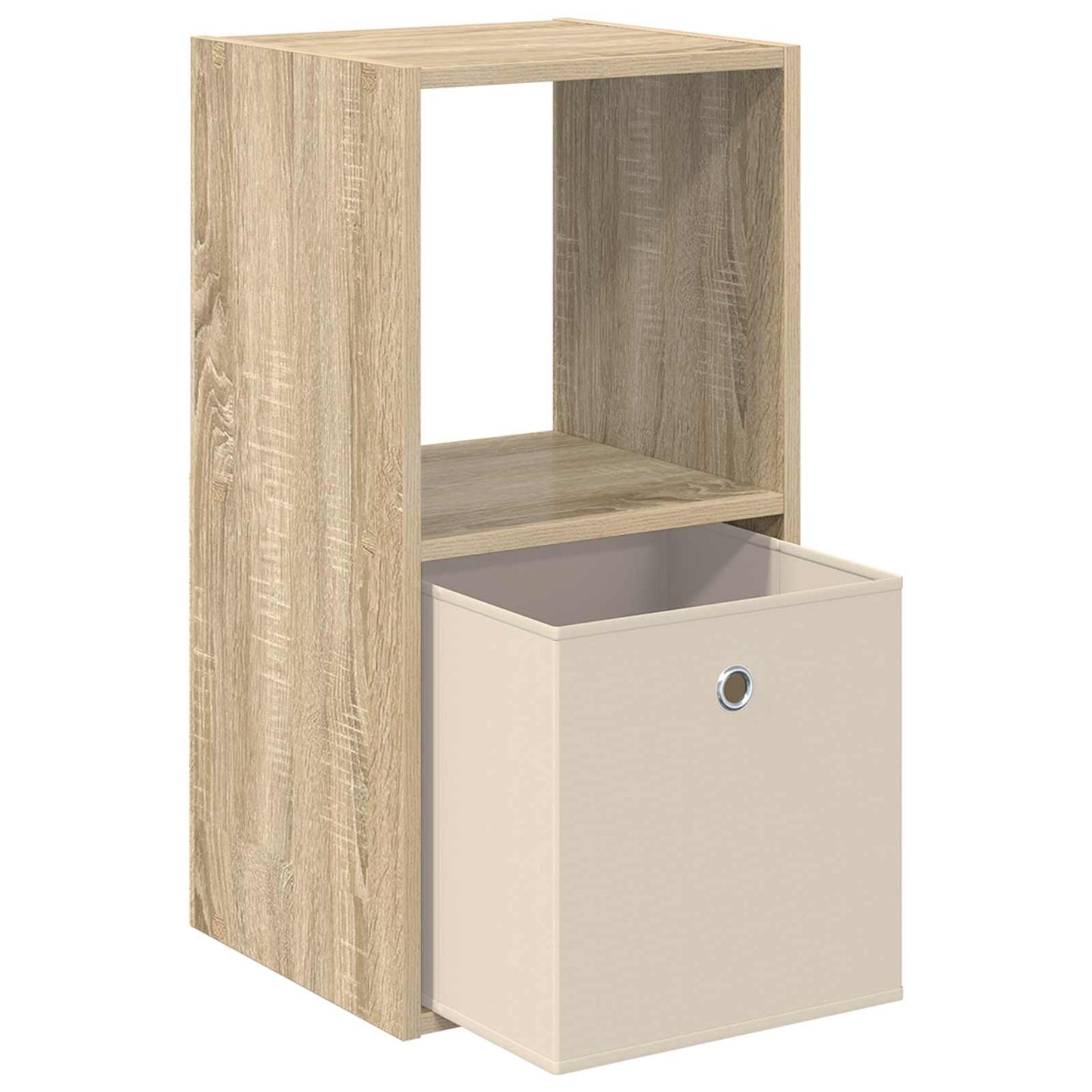 vidaXL Κομοδίνο Δρύς Sonoma 35 x 32 x 68,5 εκ Επεξεργασμένο Ξύλο