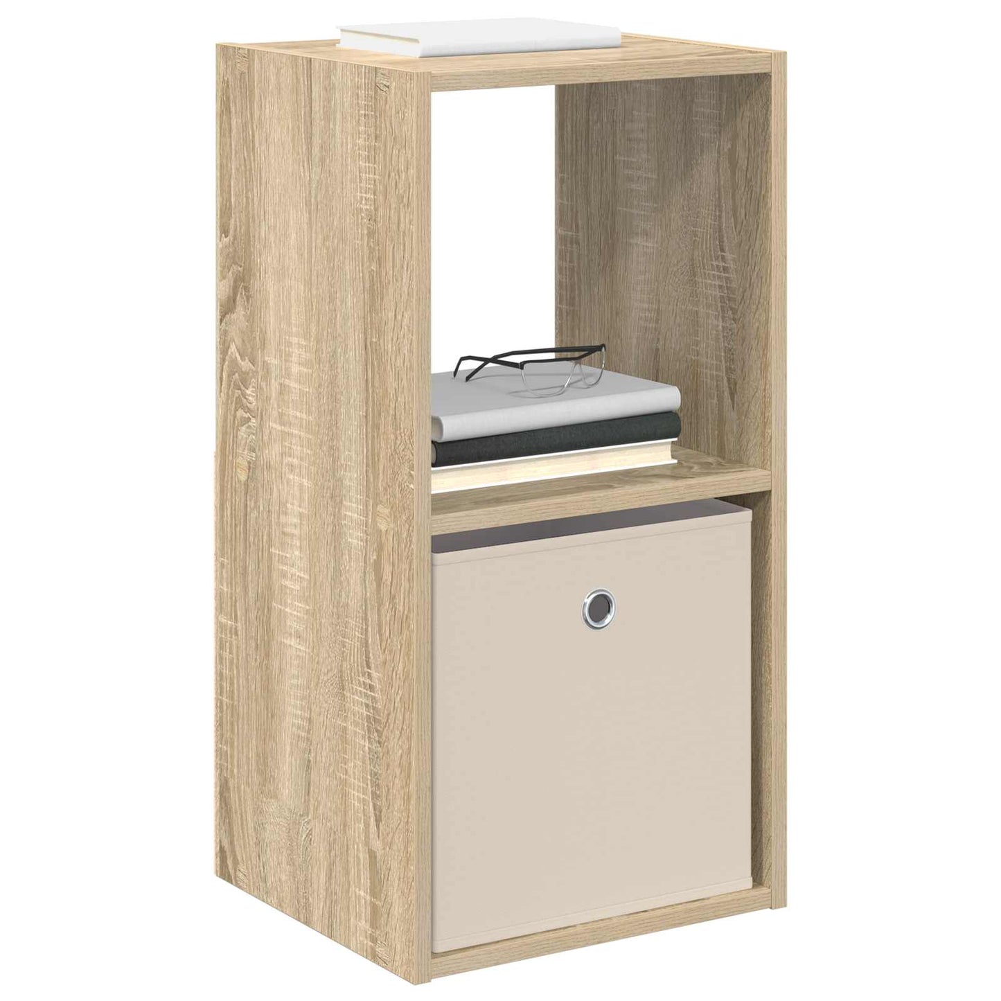 vidaXL Κομοδίνο Δρύς Sonoma 35 x 32 x 68,5 εκ Επεξεργασμένο Ξύλο
