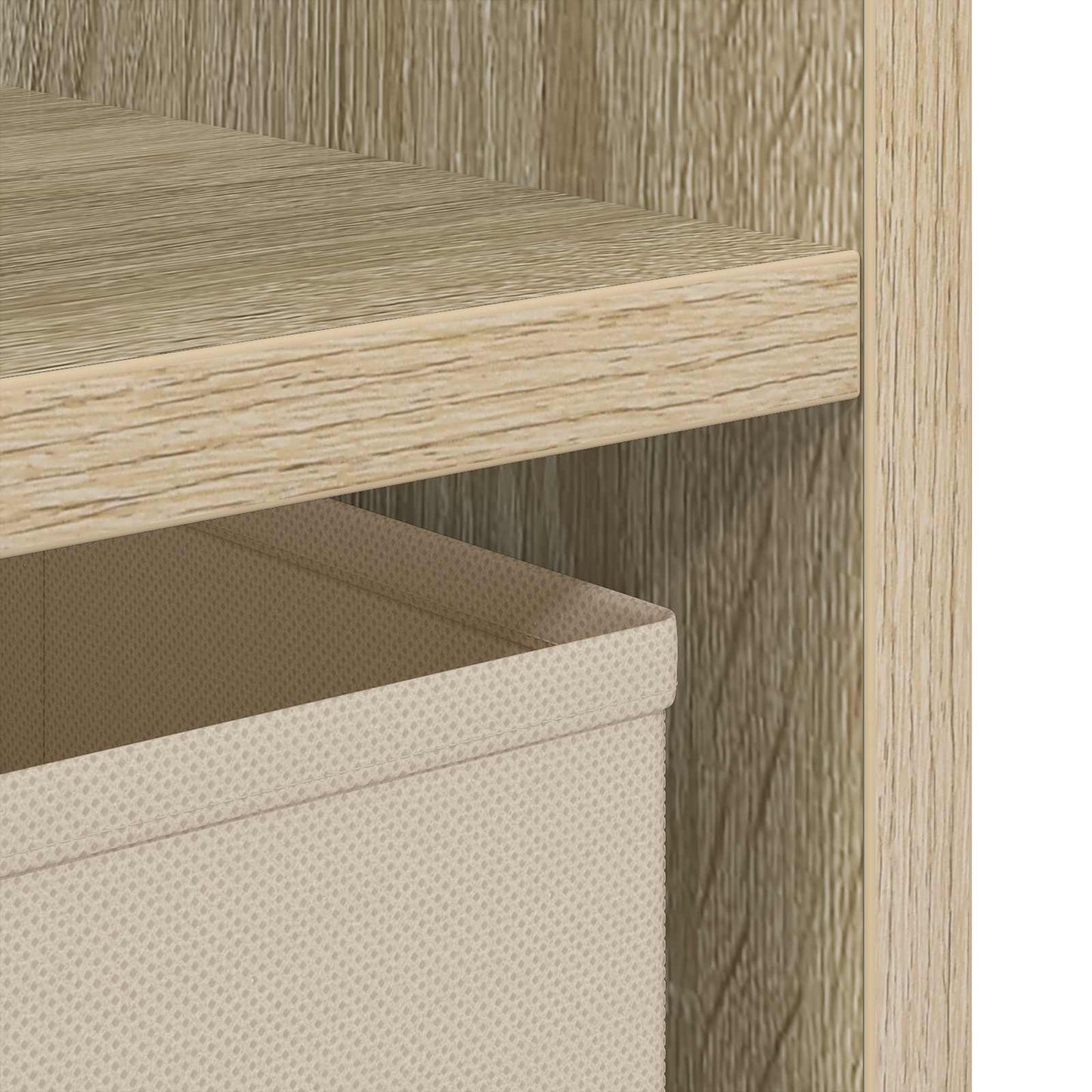 vidaXL Κομοδίνο 2 τμχ. Δρύς Sonoma 35 x 32 x 68,5 εκ