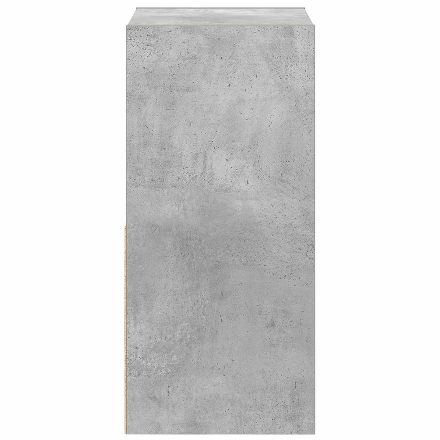 vidaXL Κομοδίνο Σκυρόδεμα Γκρι 35 x 32 x 68,5 εκ Επεξεργασμένο Ξύλο