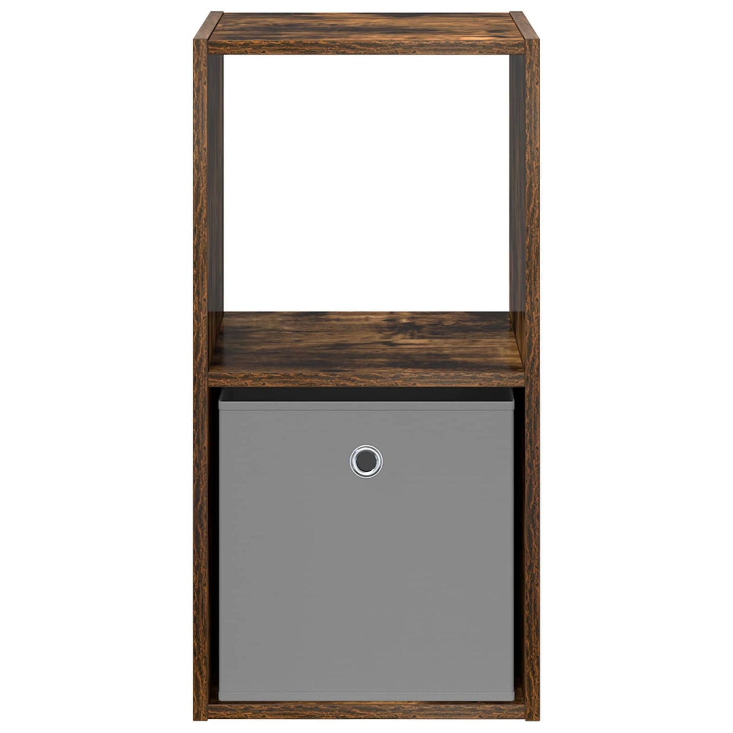 vidaXL Κομοδίνο 2 τμχ. Καπνιστό Δρύς 35 x 32 x 68,5 εκ