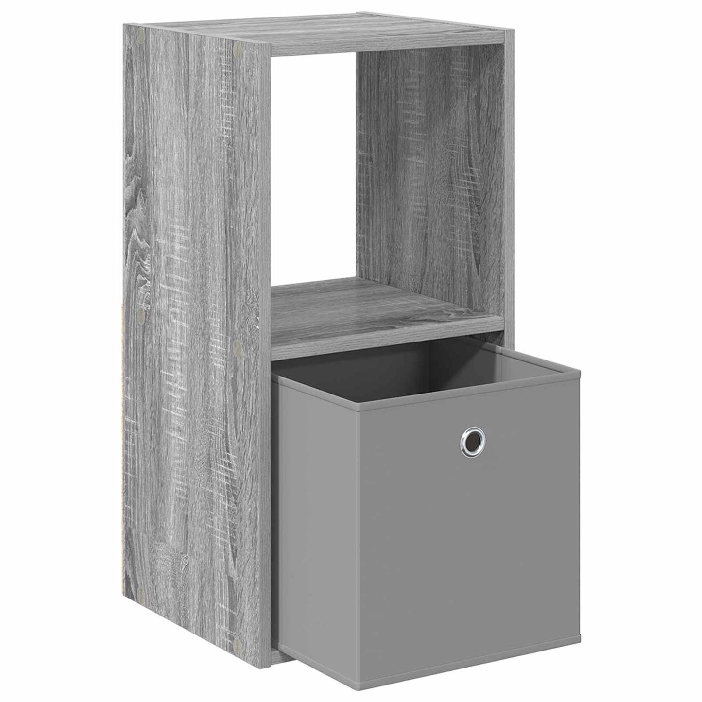 vidaXL Κομοδίνο Γκρι Sonoma 35 x 32 x 68,5 εκ Επεξεργασμένο Ξύλο