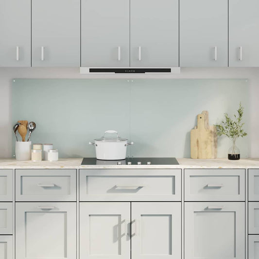 vidaXL Πλάτη κουζίνας 2 τμχ. Λευκό 90 x 60 cm σκληρυμένο γυαλί