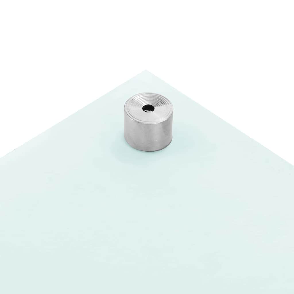 vidaXL Πλάτη κουζίνας 2 τμχ. Λευκό 100 x 40 cm σκληρυμένο γυαλί
