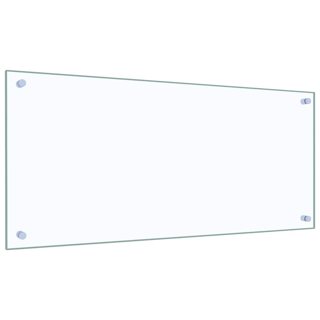 vidaXL Πλάτη κουζίνας 2 τμχ. Διαφανές 90 x 40 cm σκληρυμένο γυαλί