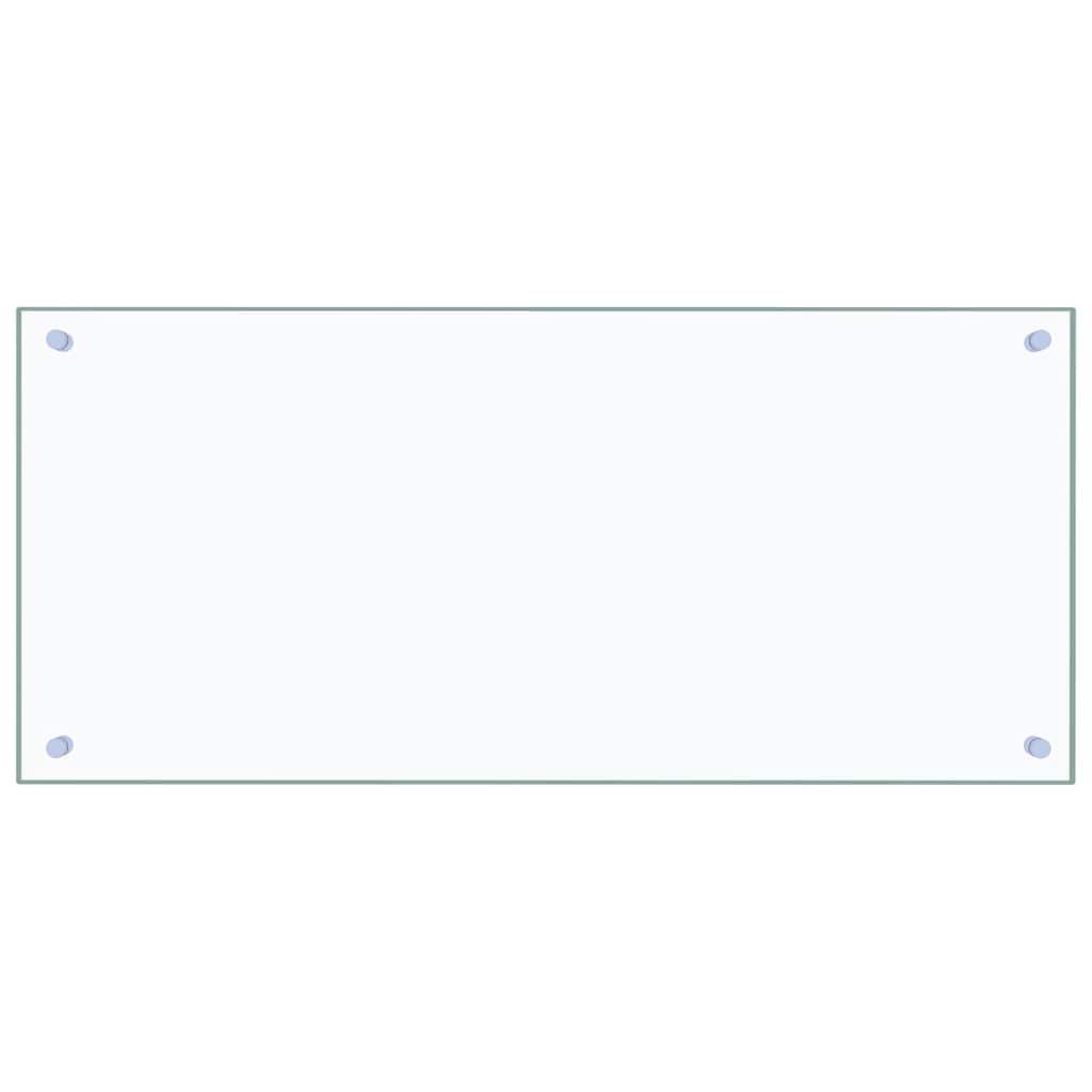 vidaXL Πλάτη κουζίνας 2 τμχ. Διαφανές 90 x 40 cm σκληρυμένο γυαλί