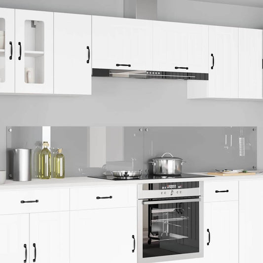 vidaXL Πίσω Πάνελ Κουζίνας 2 pcs Ανοιχτό γκρι 120 x 40 cm