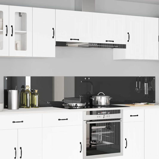 vidaXL Πίσω Πάνελ Κουζίνας 2 pcs Σκούρο Γκρι 120 x 40 cm