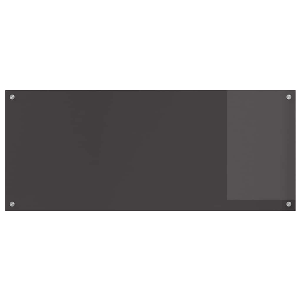 vidaXL Πίσω Πάνελ Κουζίνας 2 pcs Σκούρο Γκρι 120 x 50 cm