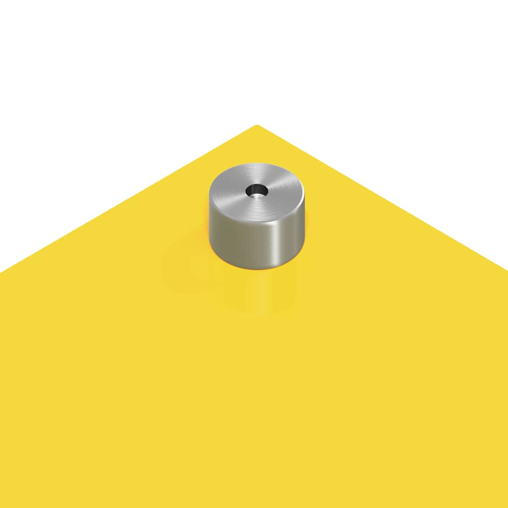 vidaXL Πίσω Πάνελ Κουζίνας 2 pcs Κίτρινο 120 x 40 cm σκληρυμένο γυαλί
