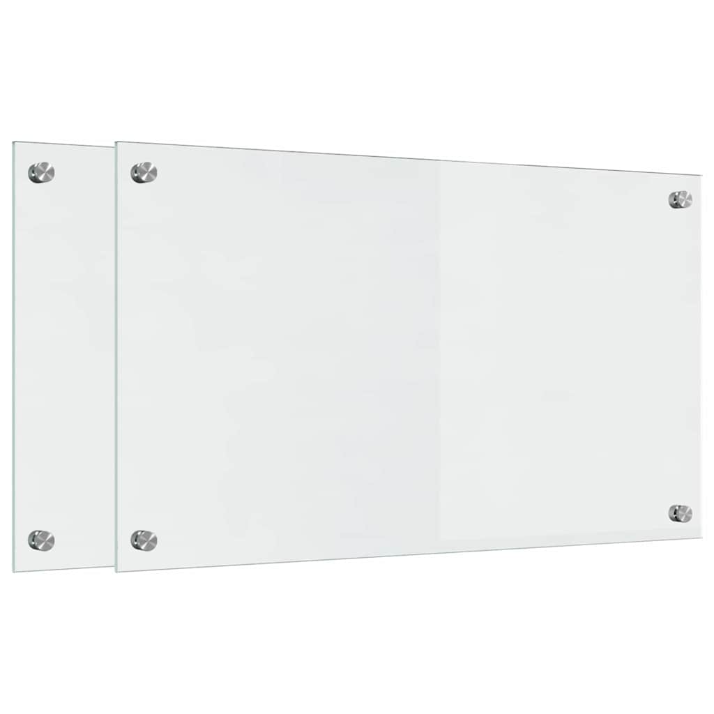 vidaXL Πίσω Πάνελ Κουζίνας Διαφανές 70 x 40 x 0.8 εκ σκληρυμένο γυαλί