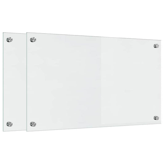vidaXL Πίσω Πάνελ Κουζίνας Διαφανές 70 x 40 x 0.8 εκ σκληρυμένο γυαλί