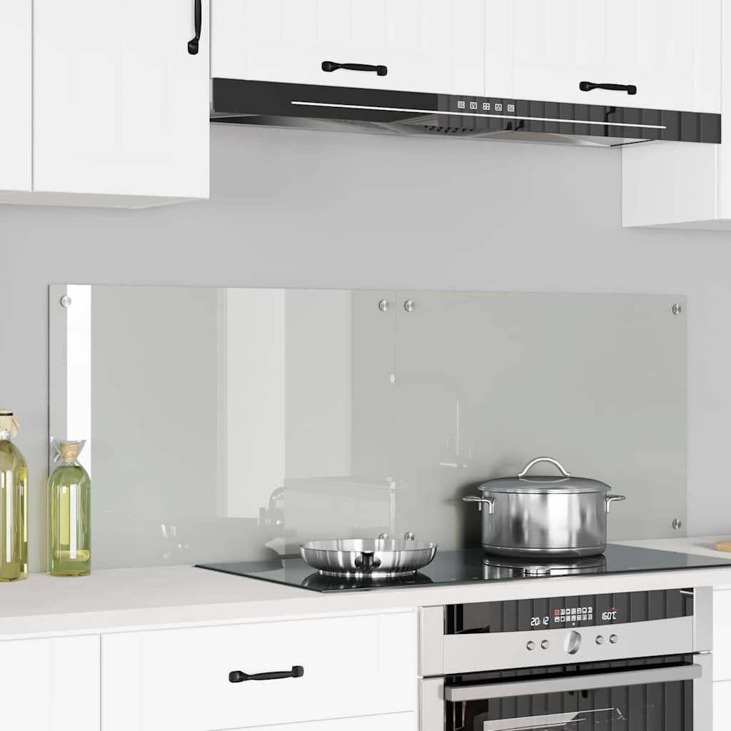vidaXL Πίσω Πάνελ Κουζίνας Διαφανές 70 x 50 x 0.8 εκ σκληρυμένο γυαλί