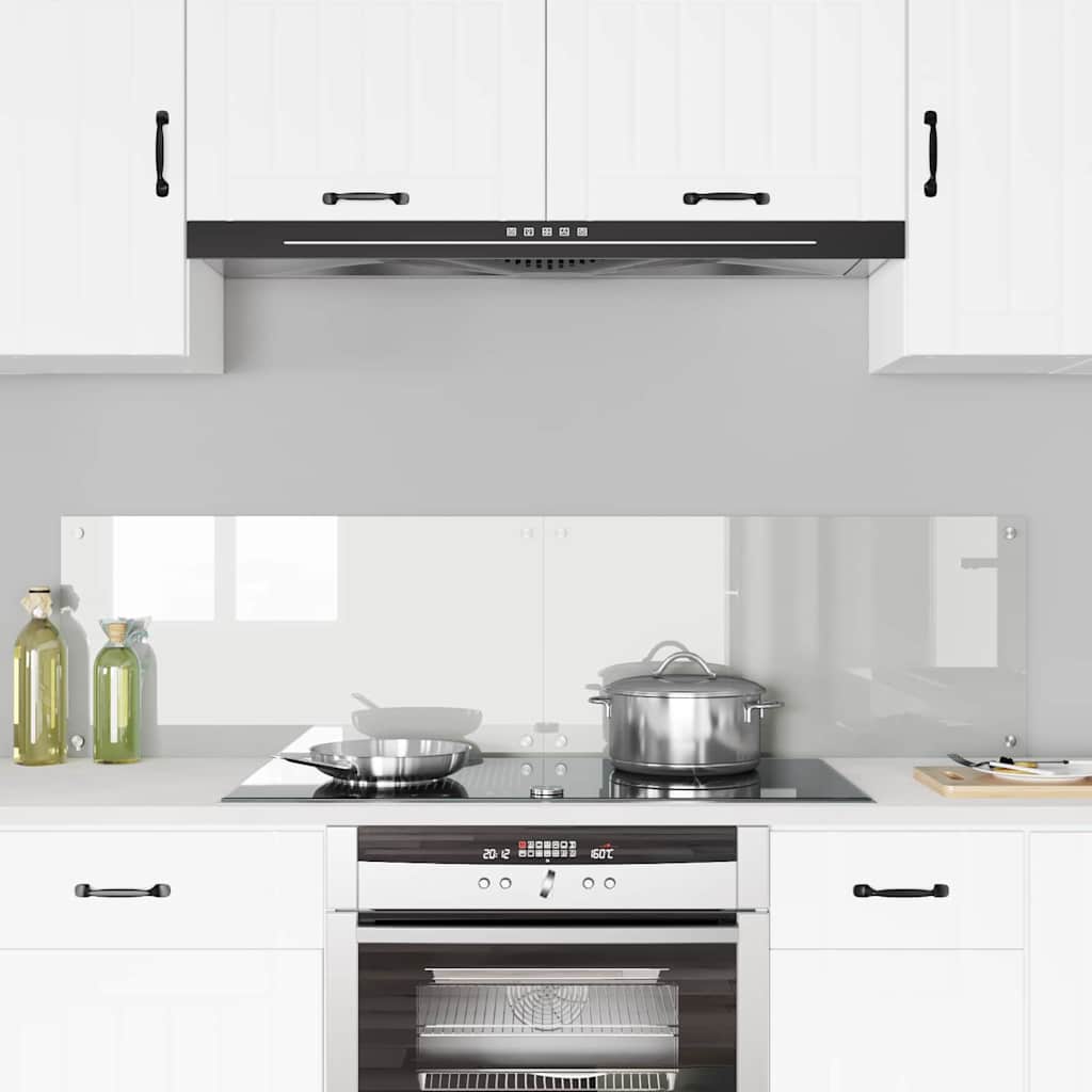 vidaXL Πίσω Πάνελ Κουζίνας Διαφανές 80 x 40 x 0.8 εκ. σκληρυμένο γυαλί