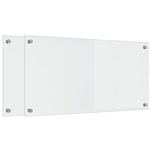 vidaXL Πίσω Πάνελ Κουζίνας Διαφανές 80 x 40 x 0.8 εκ. σκληρυμένο γυαλί