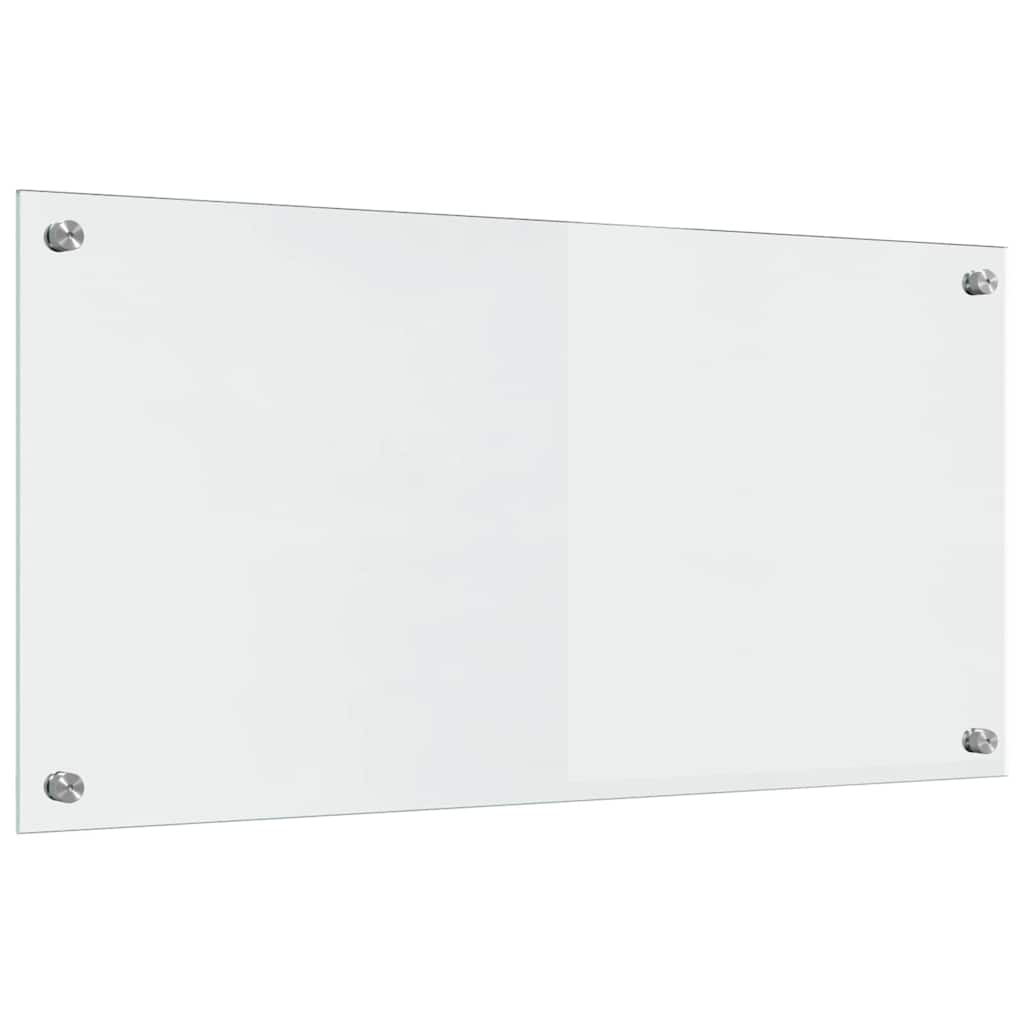 vidaXL Πίσω Πάνελ Κουζίνας Διαφανές 80 x 40 x 0.8 εκ. σκληρυμένο γυαλί