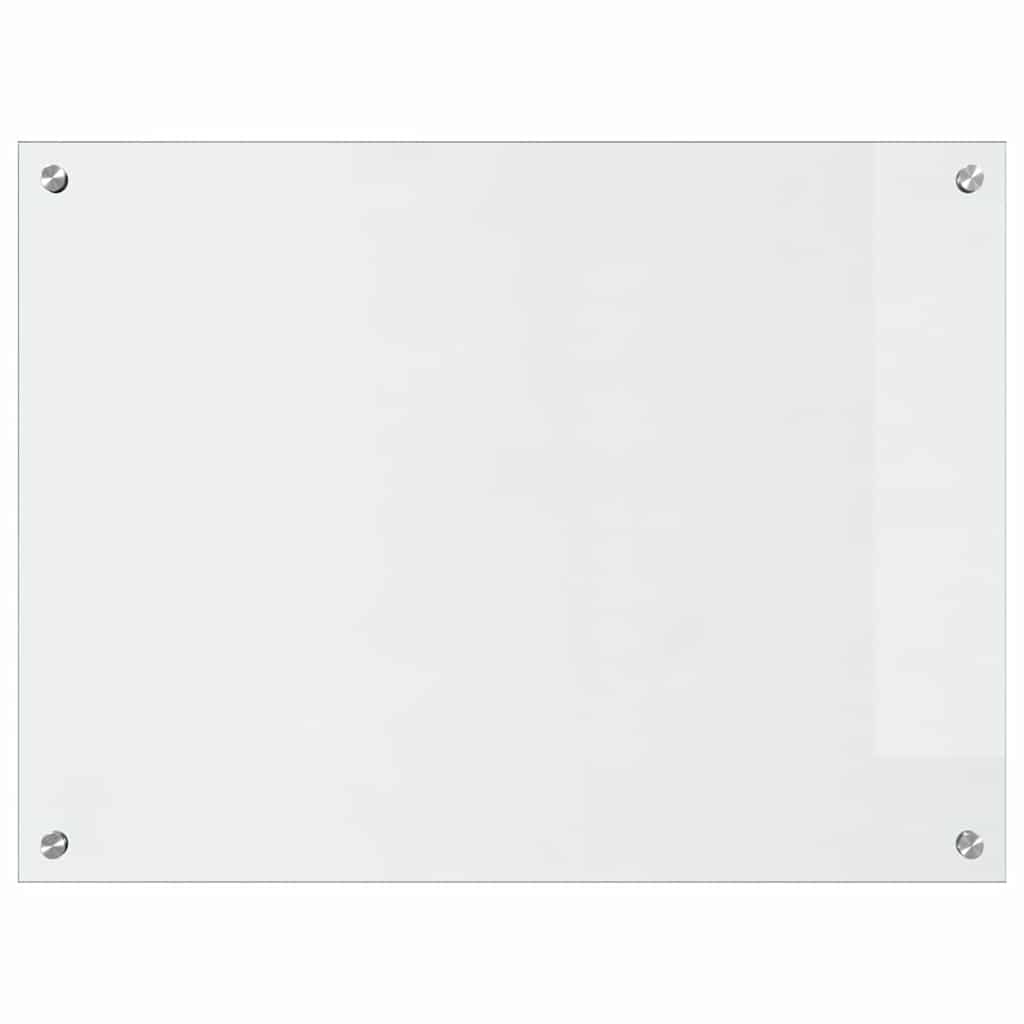vidaXL Πίσω Πάνελ Κουζίνας Διαφανές 80 x 60 x 0.8 εκ σκληρυμένο γυαλί