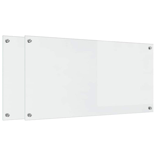 vidaXL Πίσω Πάνελ Κουζίνας Διαφανές 100 x 50 x 0.8 εκ σκληρυμένο γυαλί