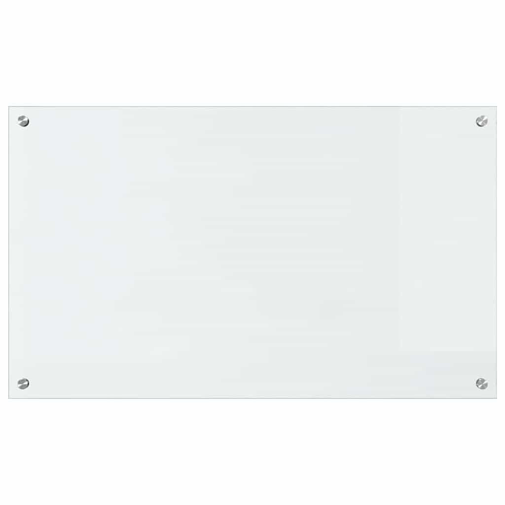 vidaXL Πίσω Πάνελ Κουζίνας Διαφανές 100 x 60 x 0.8 εκ σκληρυμένο γυαλί