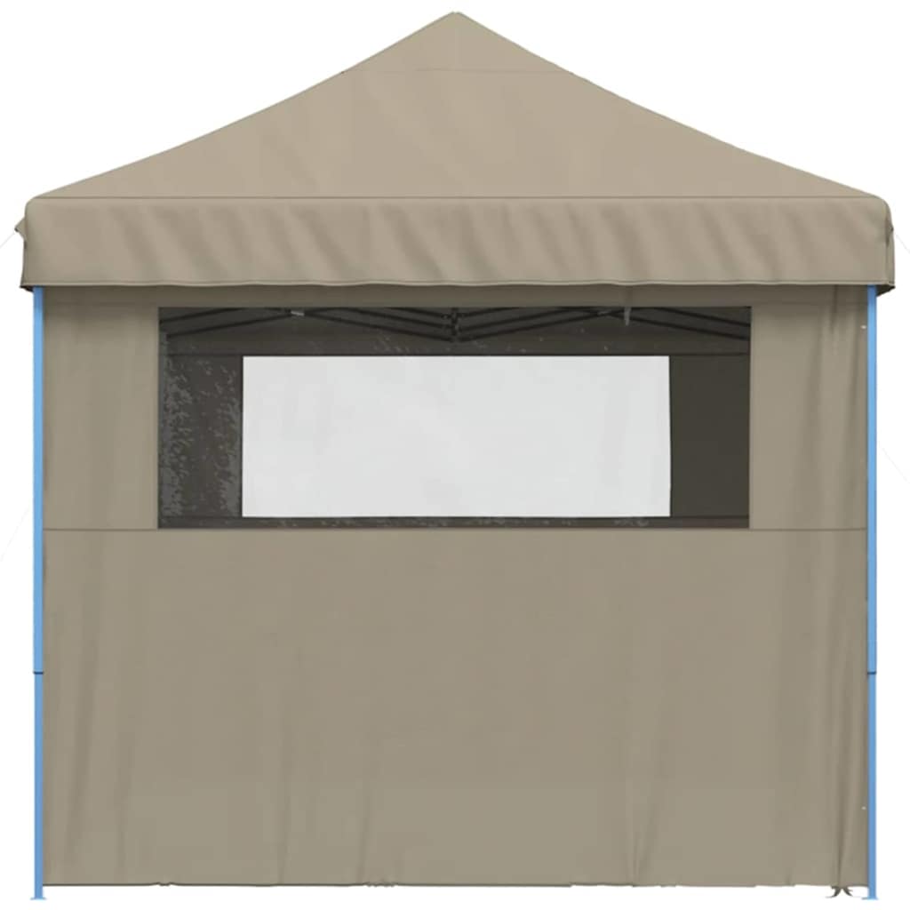 vidaXL Σκηνή πάρτι pop-up Taupe 580 x 292 x 315 εκ. Ύφασμα Όξφορντ