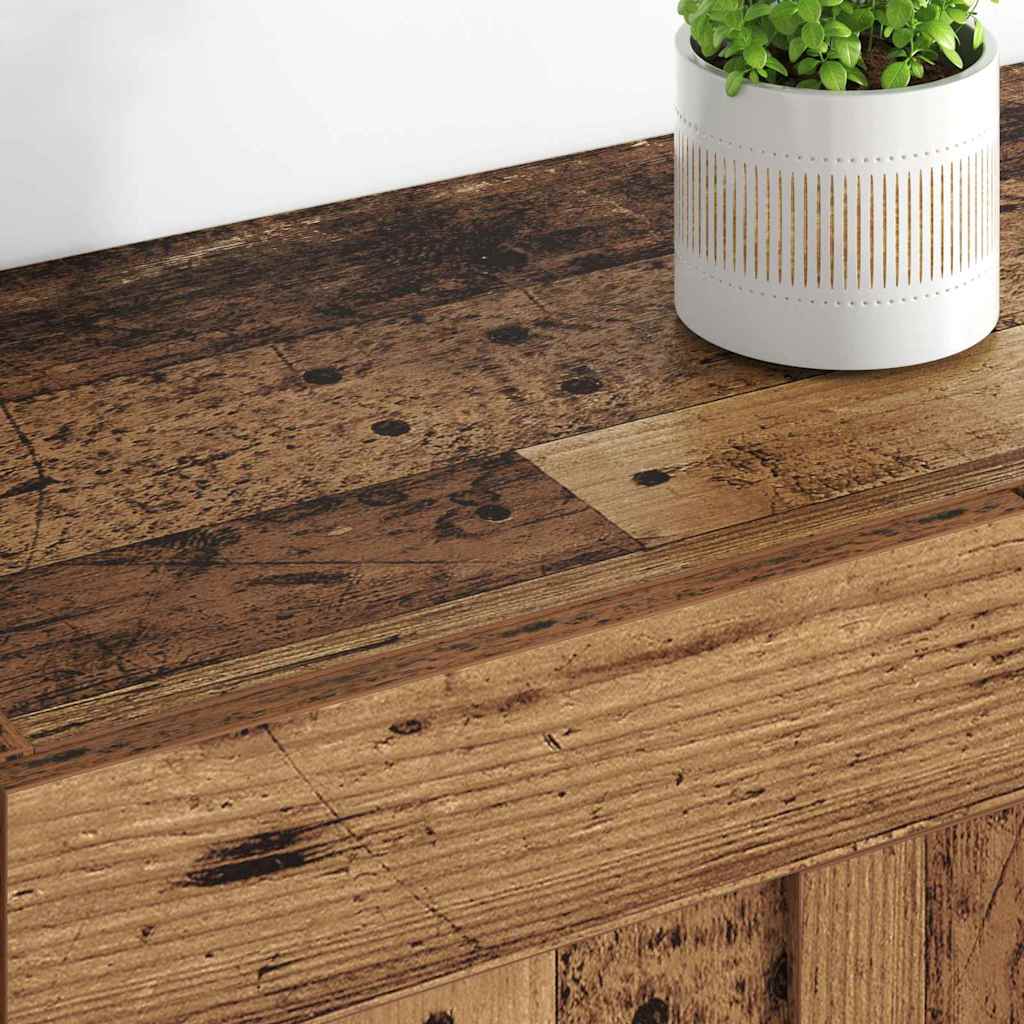 vidaXL Ντουλάπα τοίχου Επιτοίχιο 2 pcs Παλιό ξύλο 69,5 x 34 x 90 εκ.