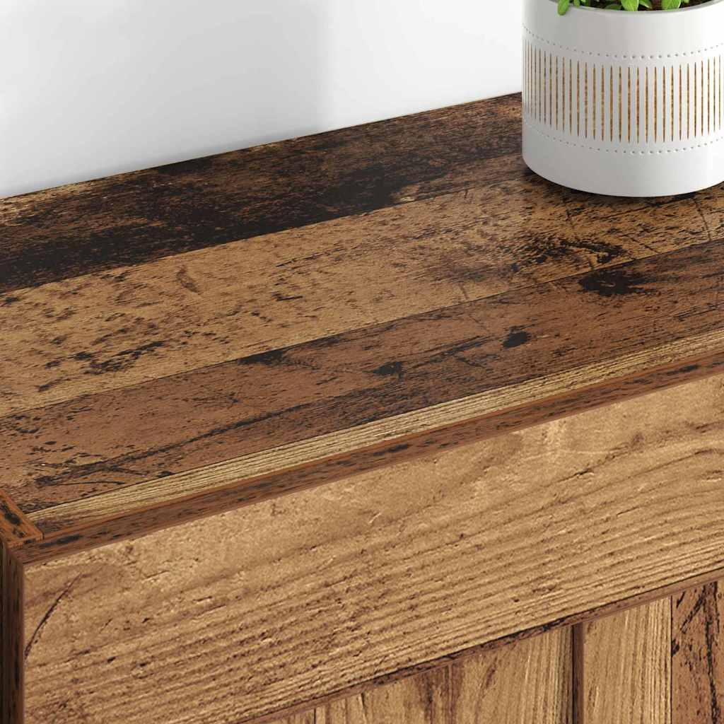 vidaXL Ντουλάπα τοίχου Επιτοίχιο 2 pcs Παλιό ξύλο 69,5 x 34 x 90 εκ.