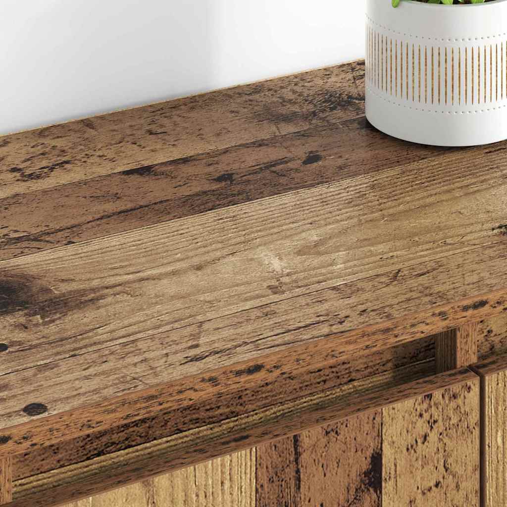 vidaXL Παραδοσιακά Πλευρικά Έπιπλα 2 pcs Παλιό Ξύλο 60 x 35 x 70 cm