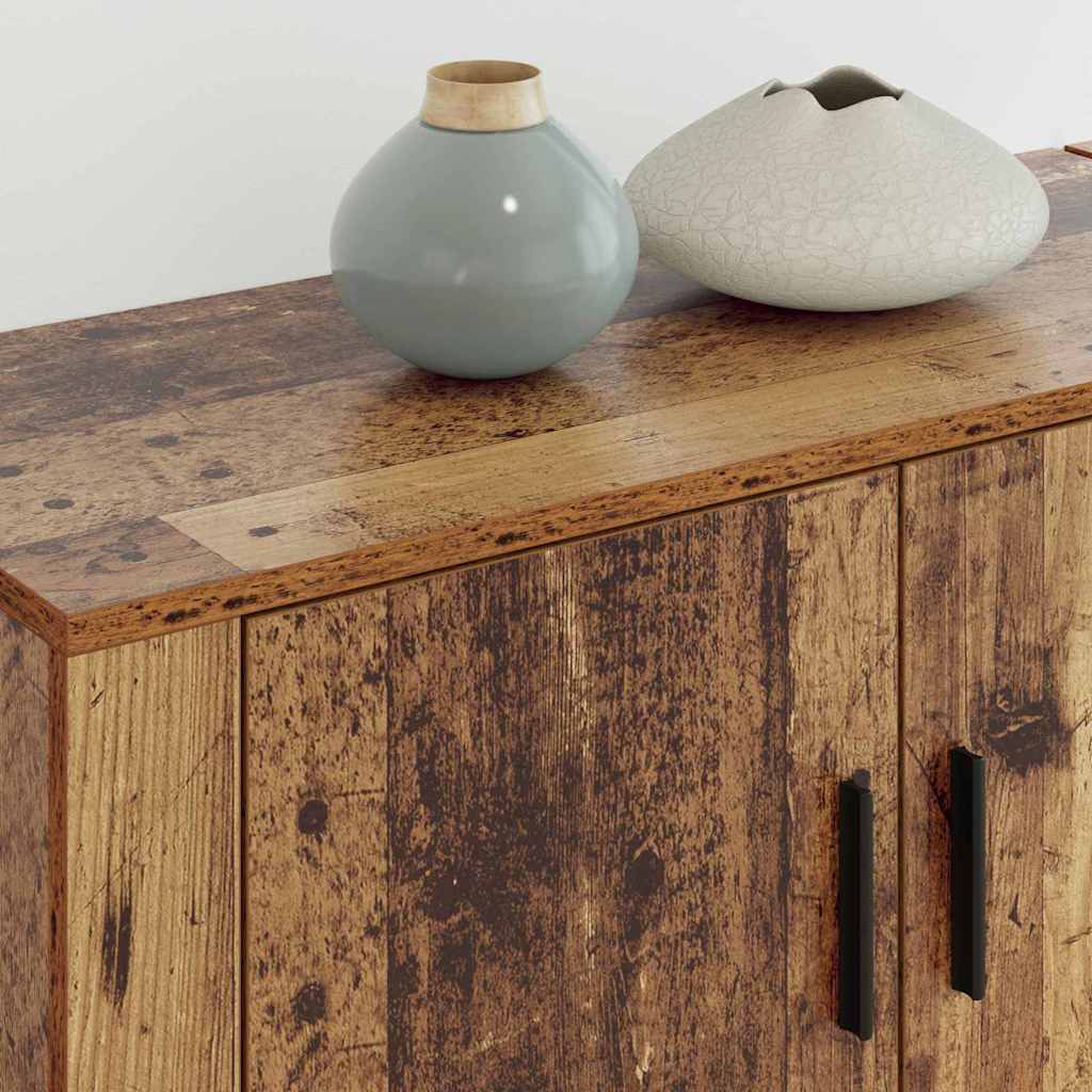 vidaXL Σετ Βαθμιδωτών Ντουλαπιών Τηλεόρασης Επιτοίχιο 3 pcs Παλιό Ξύλο