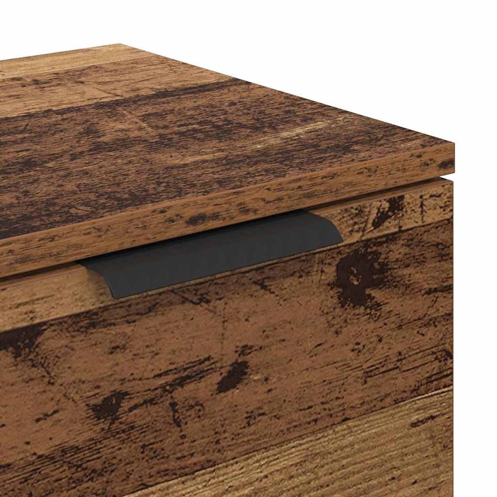 vidaXL Παραδοσιακά Πλευρικά Έπιπλα 2 pcs Παλιό Ξύλο 60 x 30 x 70 εκ.