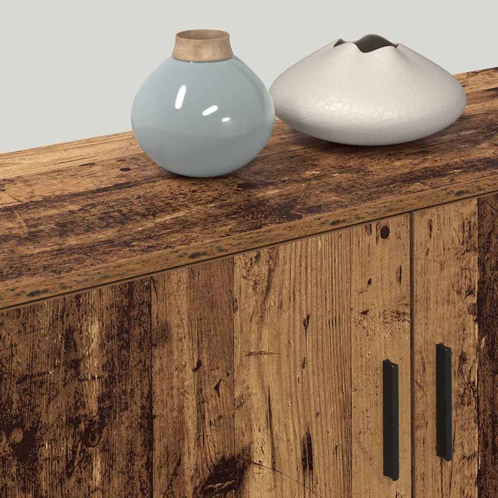 vidaXL Σετ Βαθμιδωτών Ντουλαπιών Τηλεόρασης Επιτοίχιο 3 pcs Παλιό Ξύλο