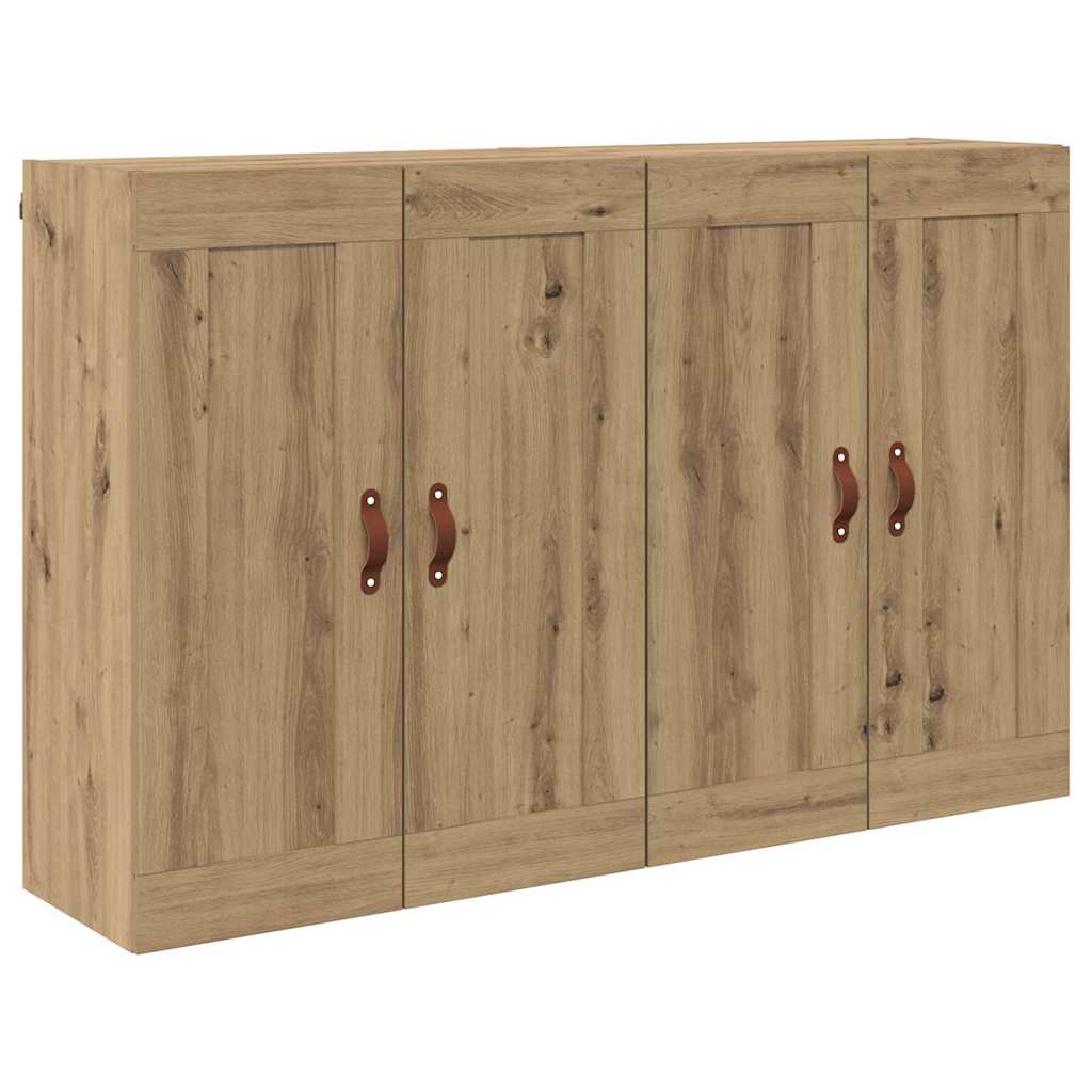 vidaXL Ντουλάπα τοίχου Επιτοίχιο 2 pcs Artisan Oak 69,5 x 34 x 90 εκ.