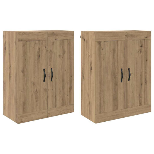 vidaXL Ντουλάπα τοίχου 2 τμχ. Artisan Oak 69,5 x 34 x 90 εκ.