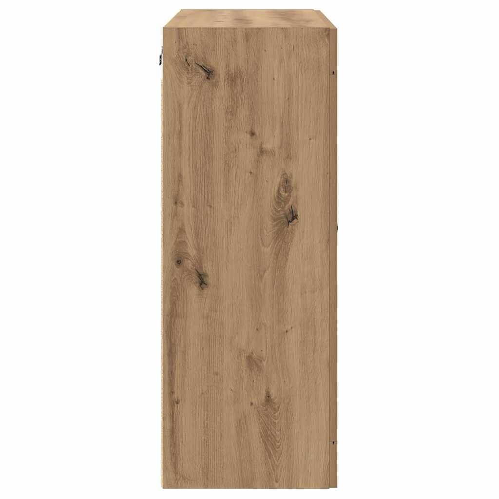 vidaXL Ντουλάπα τοίχου Επιτοίχιο 2 pcs Artisan Oak 69,5 x 34 x 90 εκ.