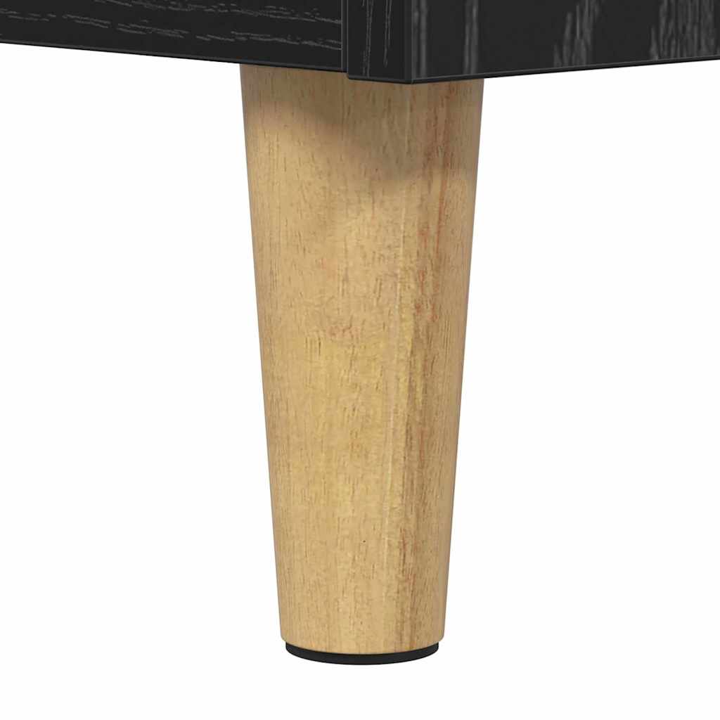 vidaXL Παραδοσιακά Πλευρικά Έπιπλα 3 pcs Μαύρη Οξυά 60 x 35 x 70 cm