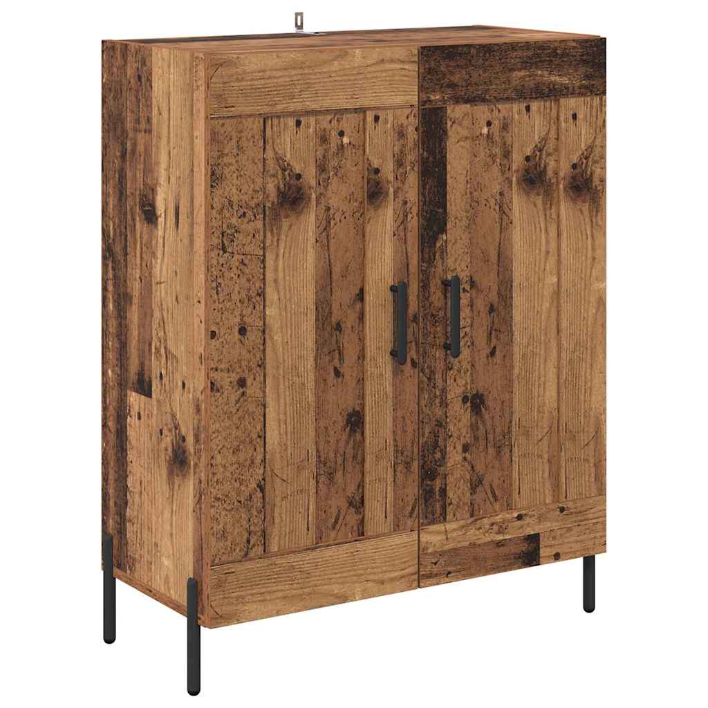 vidaXL Highboard 2 pcs Παλιό Ξύλο Επεξεργασμένο ξύλο