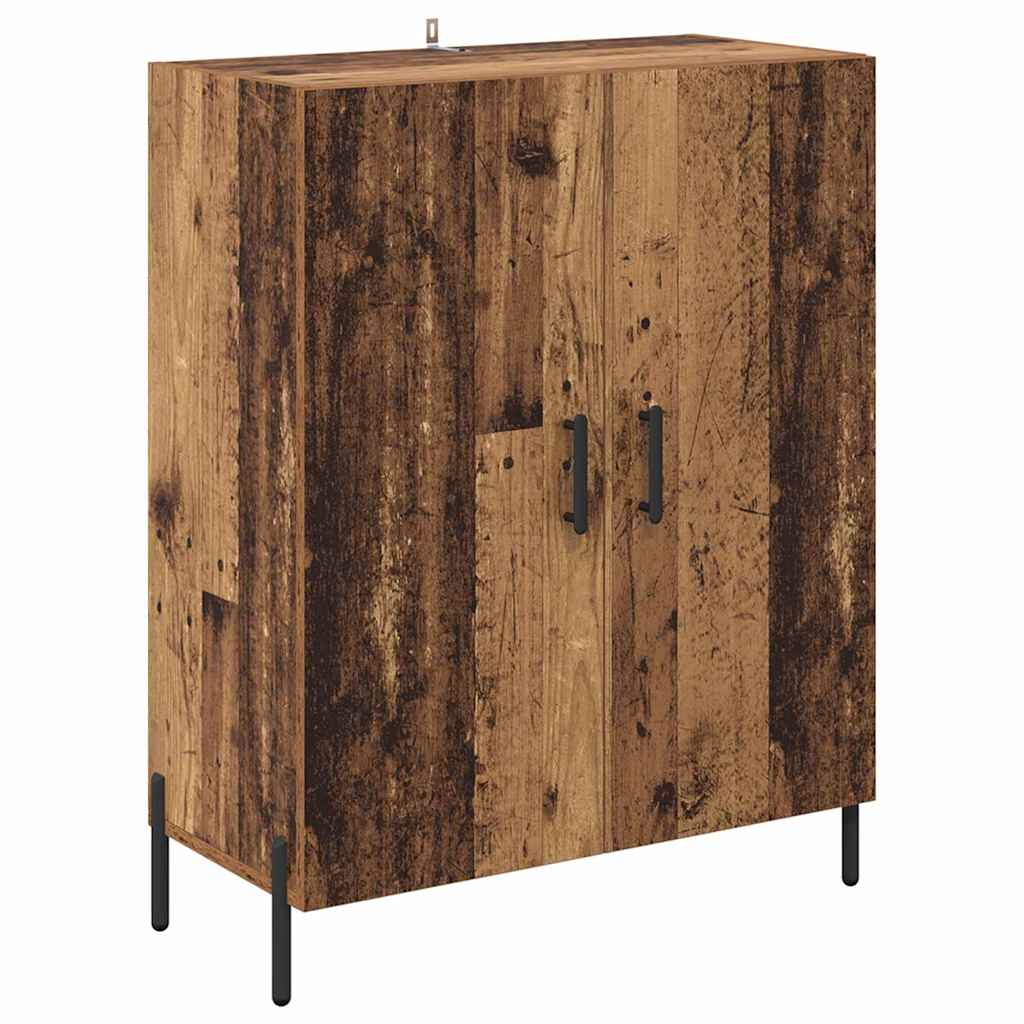 vidaXL Highboard Παλιό Ξύλο 69,5 x 32,5 x 180 εκ Επεξεργασμένο ξύλο