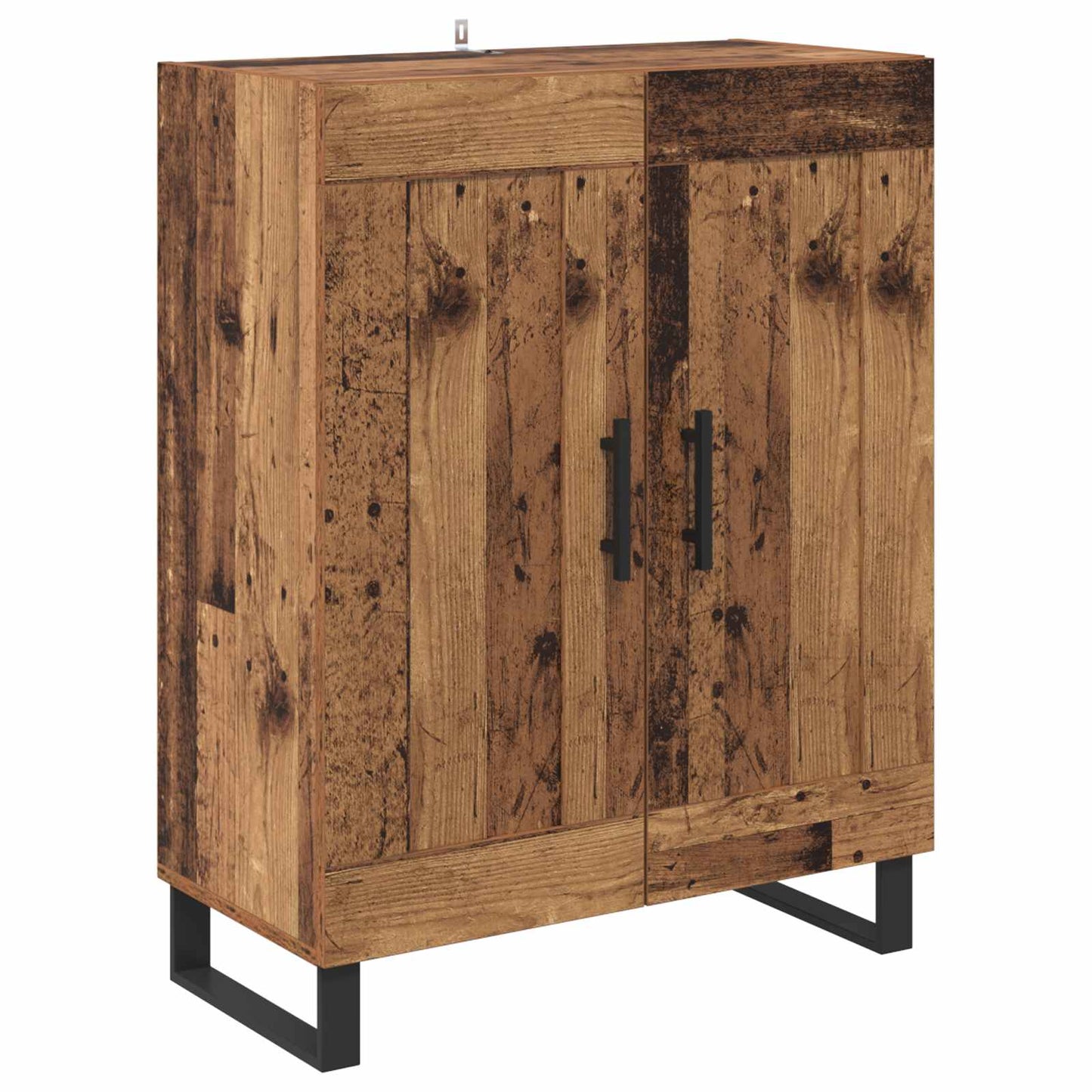vidaXL Highboard 2 pcs Παλιό Ξύλο Επεξεργασμένο ξύλο