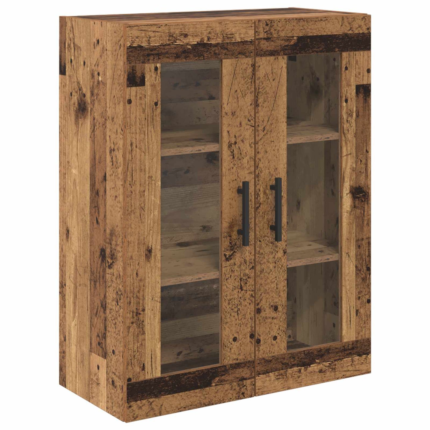 vidaXL Highboard 2 pcs Παλιό Ξύλο Επεξεργασμένο ξύλο