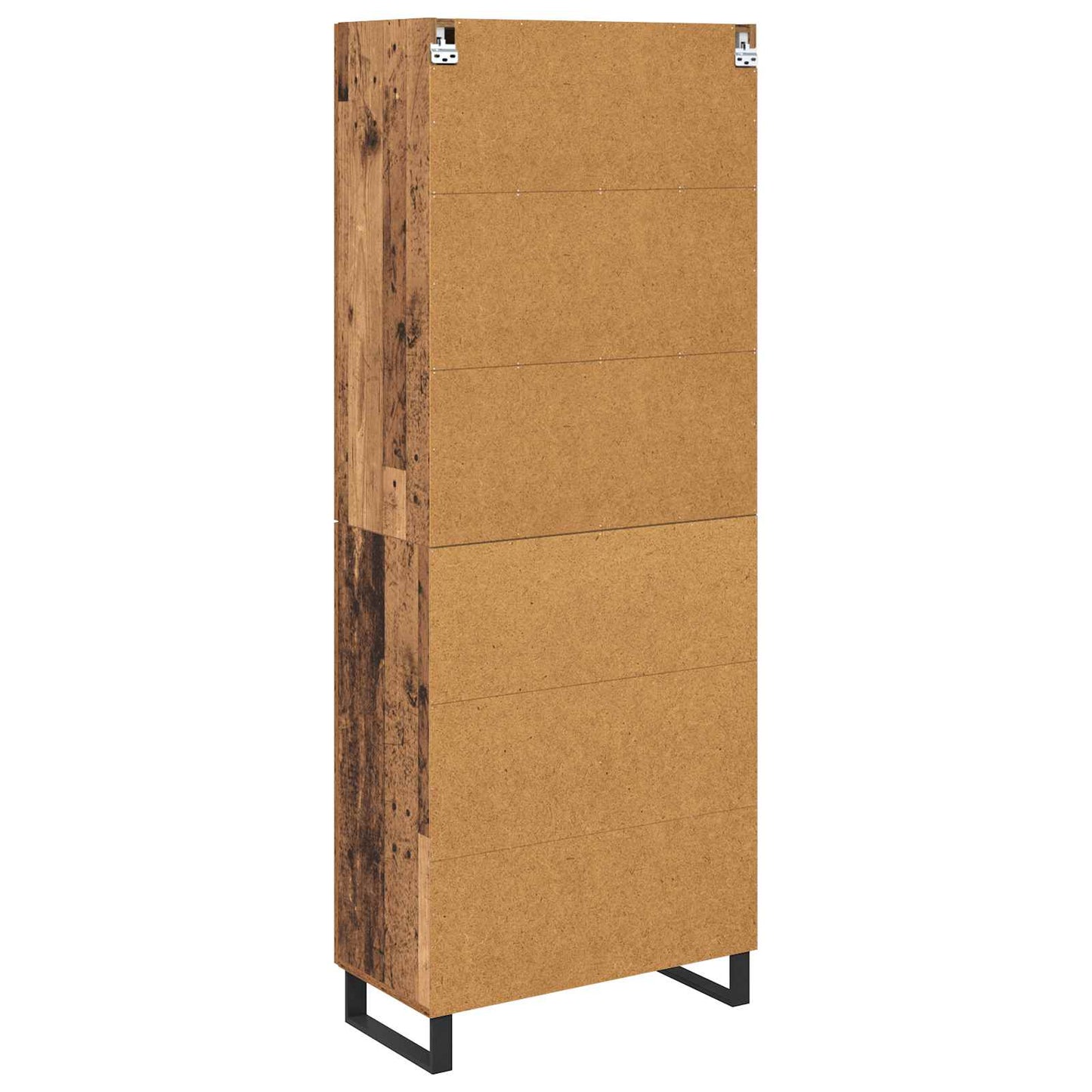 vidaXL Highboard 2 pcs Παλιό Ξύλο Επεξεργασμένο ξύλο