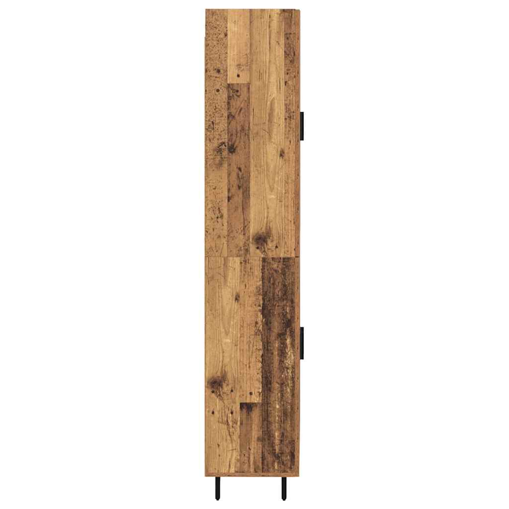 vidaXL Highboard 2 pcs Παλιό Ξύλο Επεξεργασμένο ξύλο