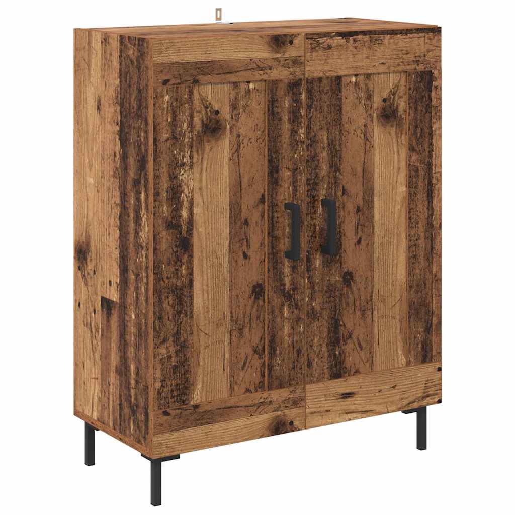 vidaXL Highboard 2 pcs Παλιό ξύλο Επεξεργασμένο ξύλο