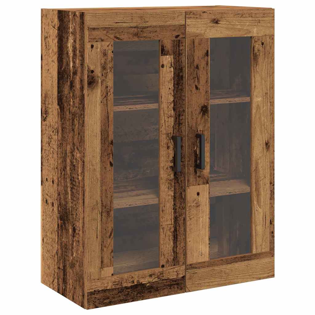 vidaXL Highboard 2 pcs Παλιό ξύλο Επεξεργασμένο ξύλο