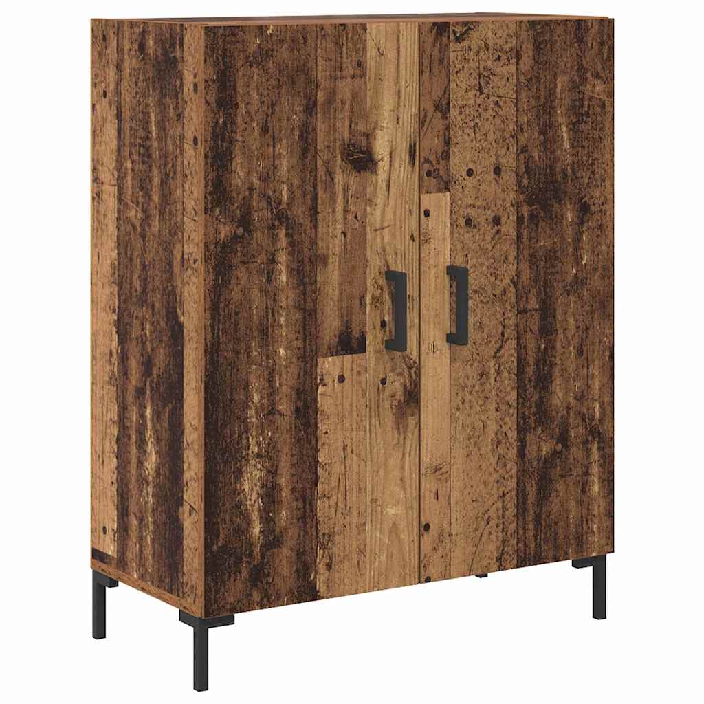 vidaXL Highboard 2 pcs Παλιό Ξύλο Επεξεργασμένο ξύλο