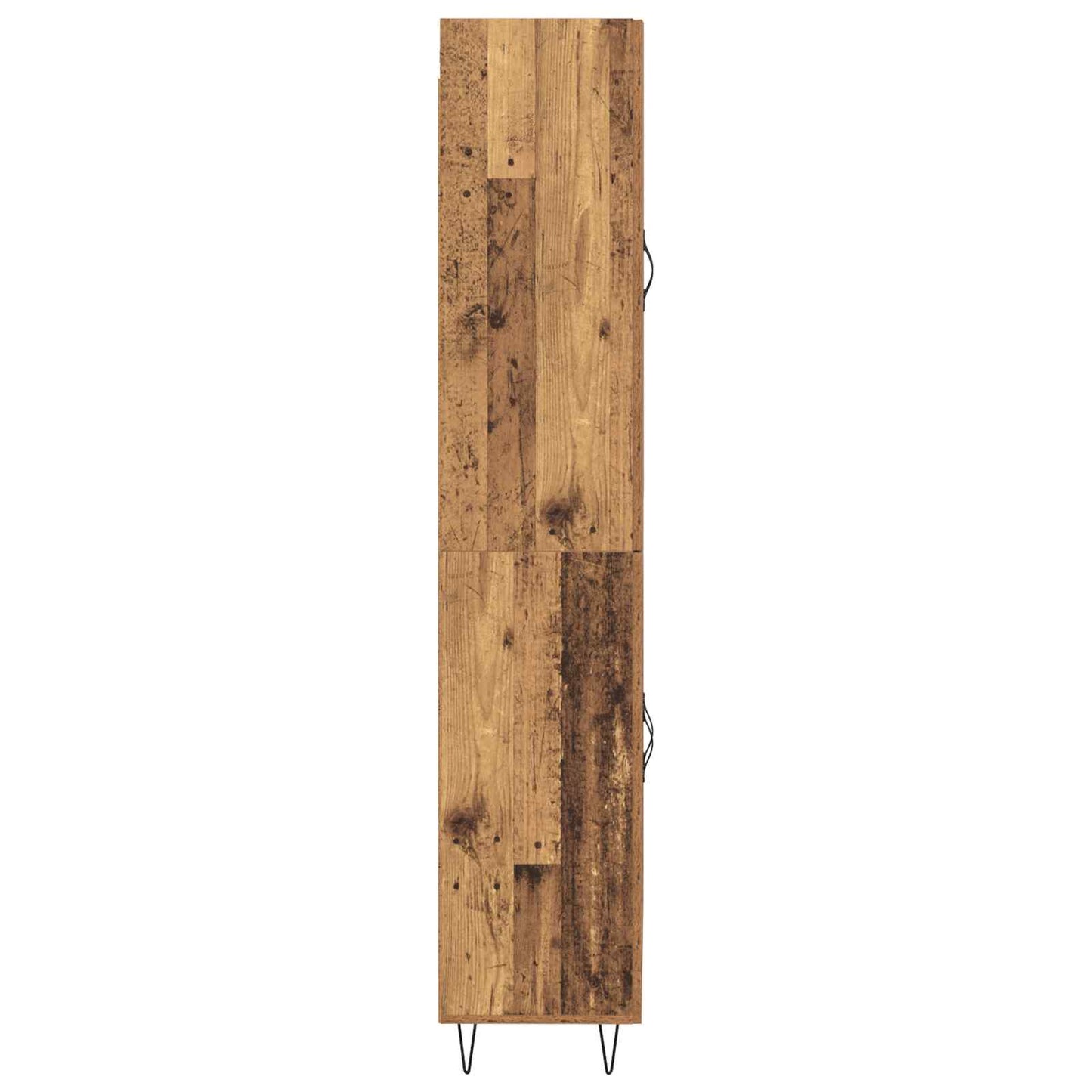 vidaXL Highboard 2 pcs Παλιό ξύλο Επεξεργασμένο ξύλο